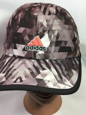 Adidas ClimaCool Hat Black Gray StrapBack OSFM Running Cap